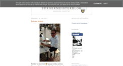 Desktop Screenshot of buergermeisterblog.de
